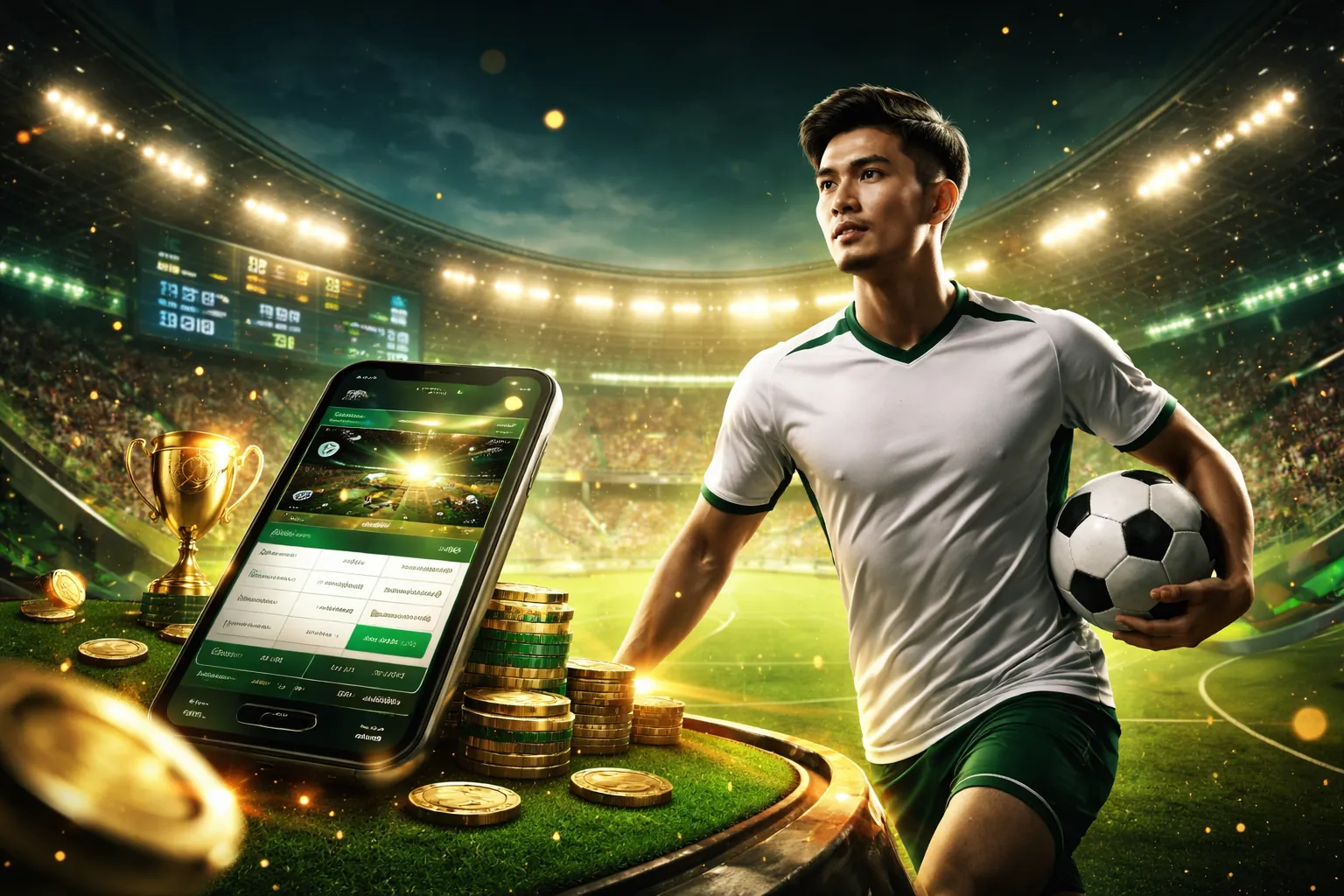 Hình ảnh chào mừng đăng ký bigwin với các trò chơi cá cược thể thao và casino